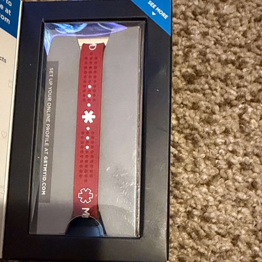 NIB MD MyID Sport Medical ID Bracelet